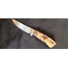 ЗОЛОТА ПЕРЛИНА ніж ручної роботи майстерні VIKTOR KNIVES, купити замовити в Україні, CPM® S125V™ в обкладинках нержавіючої сталі 95Х18, 64 HRC